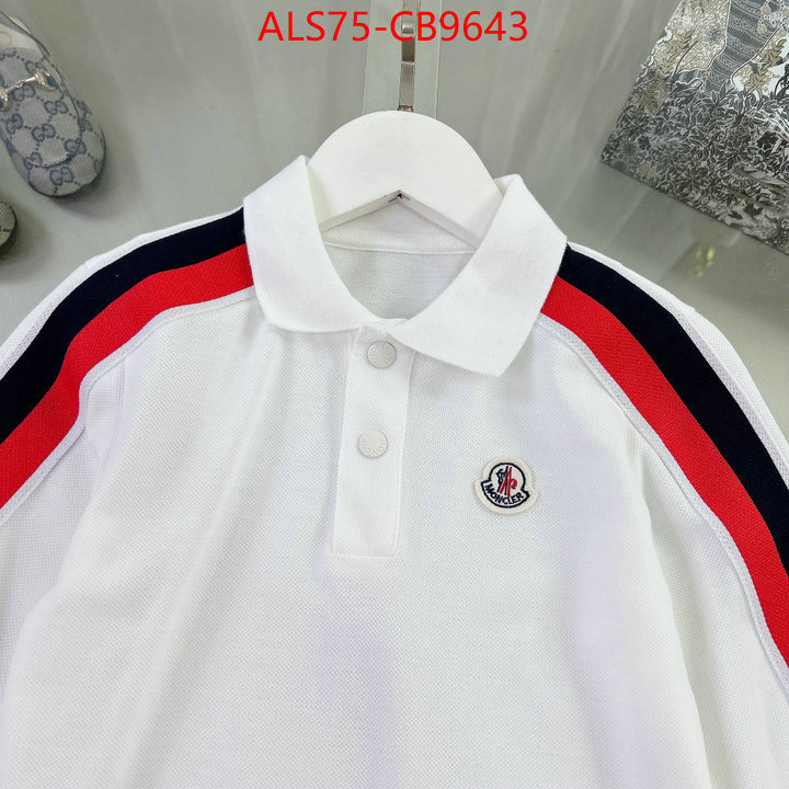 Kids clothing-Moncler where to buy high quality ID: CB9643 $: 75USD