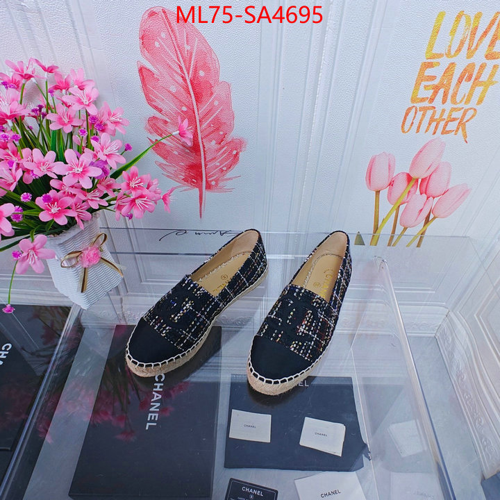 Women Shoes-Chanel how to find designer replica ID: SA4695 $: 75USD