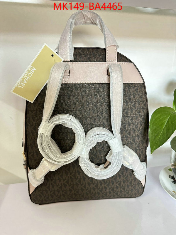 Michael Kors Bags(TOP)-Backpack- from china ID: BA4465 $: 149USD,