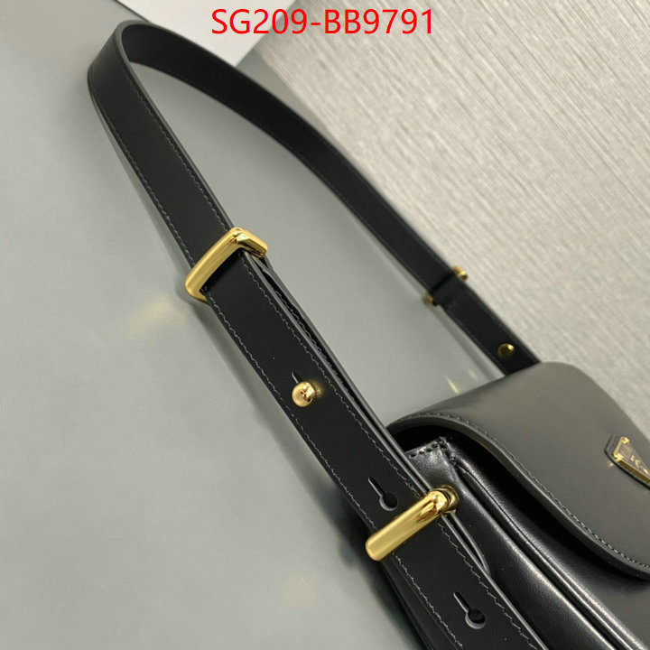 Prada Bags(TOP)-Handbag- designer 7 star replica ID: BB9791 $: 209USD,