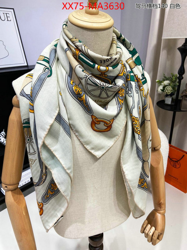 Scarf-Hermes luxury fake ID: MA3630 $: 75USD