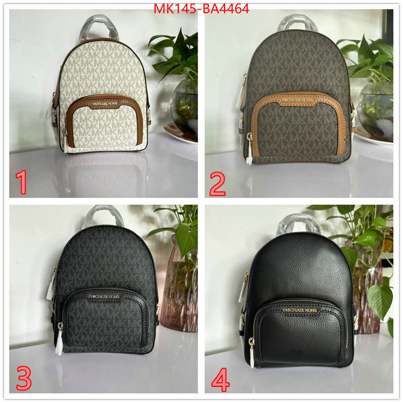 Michael Kors Bags(TOP)-Backpack- top quality fake ID: BA4464 $: 145USD,