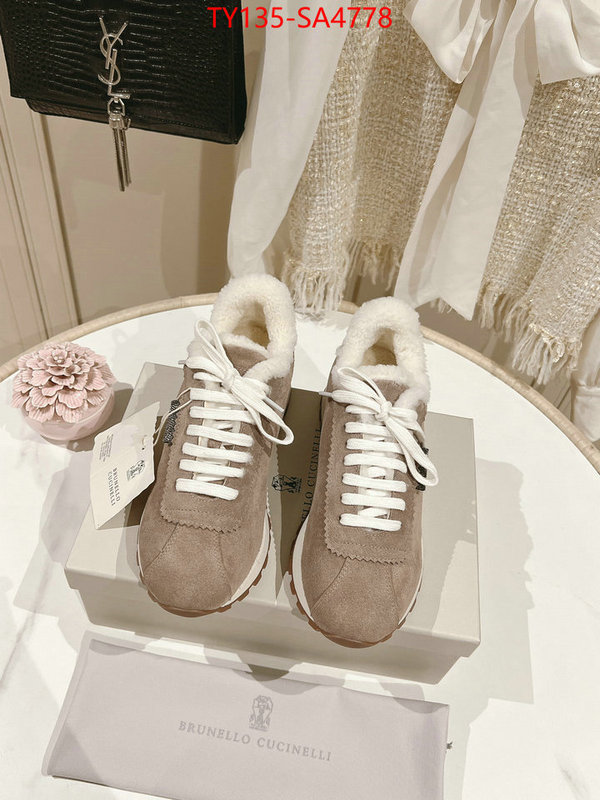 Women Shoes-Brunello cucinelli high-end designer ID: SA4778 $: 135USD