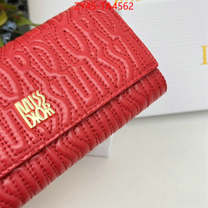 Dior Bags(4A)-Wallet- outlet 1:1 replica ID: TA4562 $: 45USD,