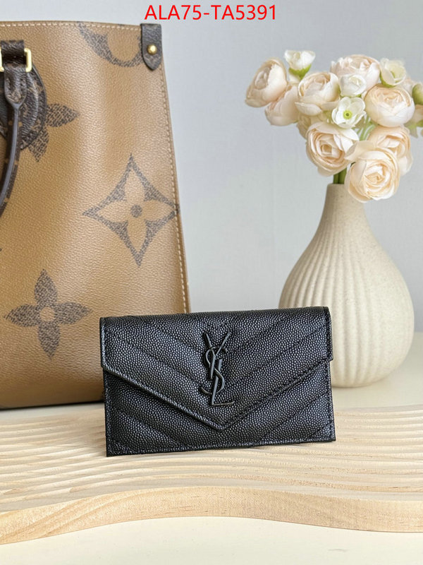 YSL Bags(TOP)-Wallet- best quality fake ID: TA5391 $: 75USD,