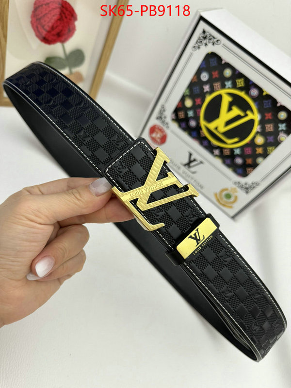 Belts-LV fashion designer ID: PB9118 $: 65USD