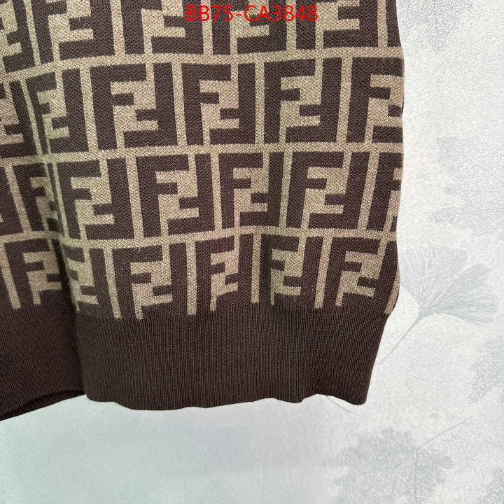 Clothing-Fendi what are the best replica ID:CA3848 $: 75USD