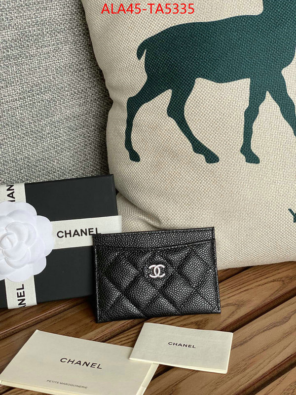 Chanel Bags(TOP)-Wallet- 7 star quality designer replica ID: TA5335 $: 45USD,