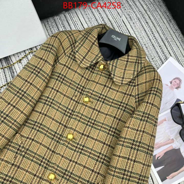 Clothing-Celine quality replica ID: CA4258 $: 179USD