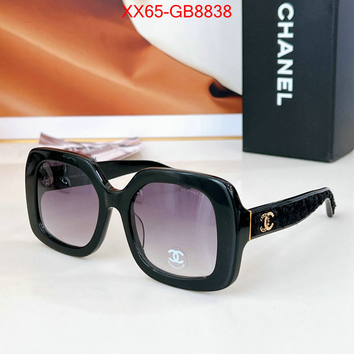 Glasses-Chanel fake aaaaa ID: GB8838 $: 65USD