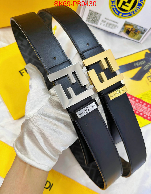 Belts-Fendi top fake designer ID: PB9430 $: 69USD