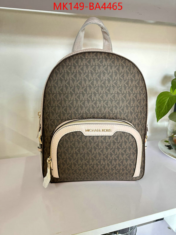 Michael Kors Bags(TOP)-Backpack- from china ID: BA4465 $: 149USD,