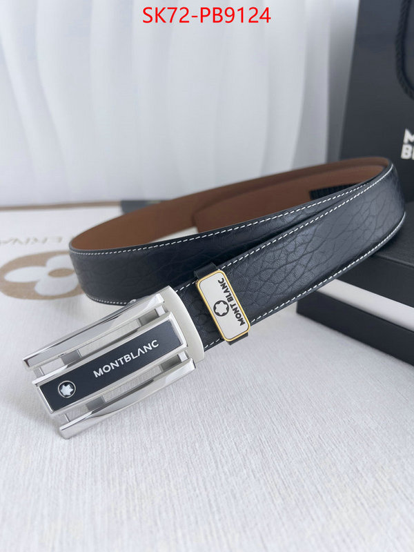 Belts-Montblanc top perfect fake ID: PB9124 $: 72USD