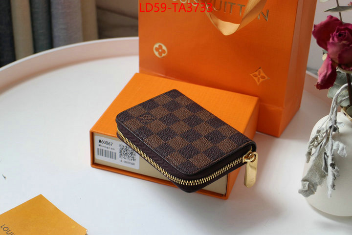 LV Bags(TOP)-Wallet 2024 perfect replica designer ID: TA3733 $: 59USD,