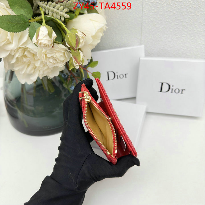 Dior Bags(4A)-Wallet- what is a 1:1 replica ID: TA4559 $: 45USD,