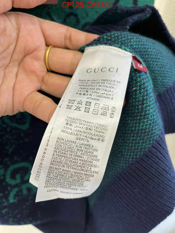 Clothing-Gucci designer fake ID: CA3844 $: 125USD