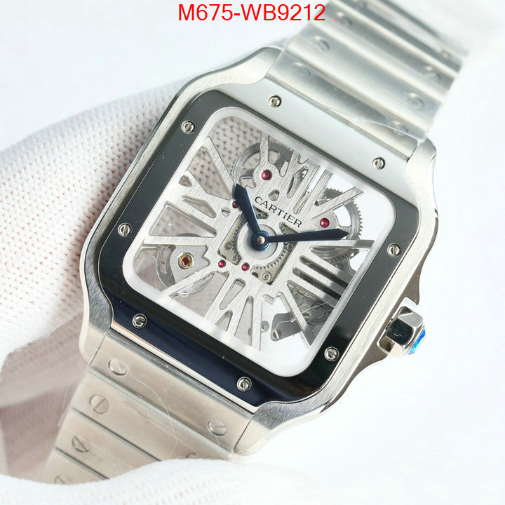 Watch(TOP)-Cartier cheap replica ID: WB9212 $: 675USD