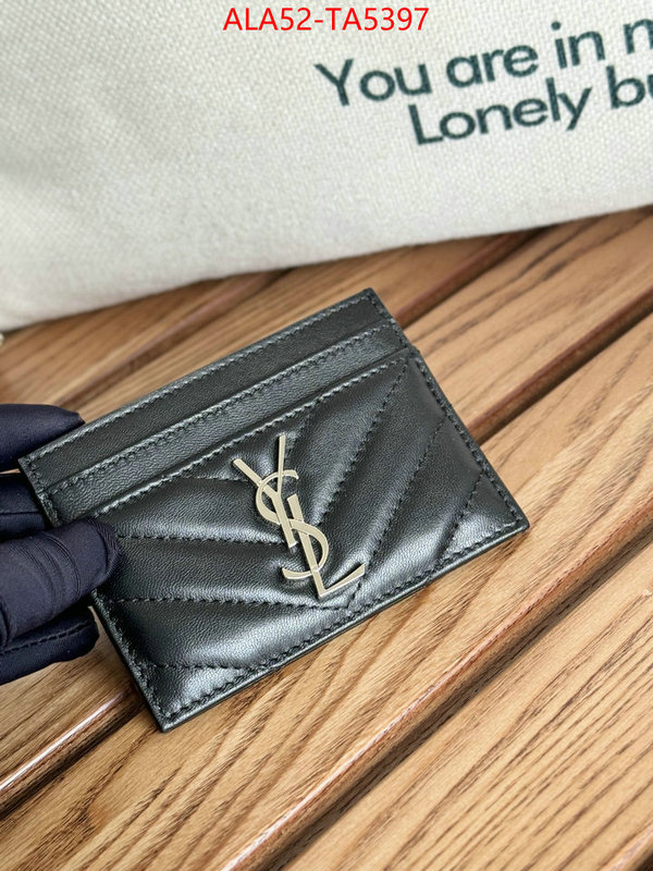 YSL Bags(TOP)-Wallet- mirror copy luxury ID: TA5397 $: 52USD,