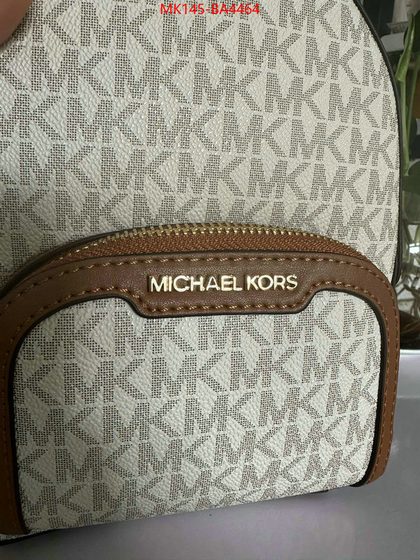 Michael Kors Bags(TOP)-Backpack- top quality fake ID: BA4464 $: 145USD,