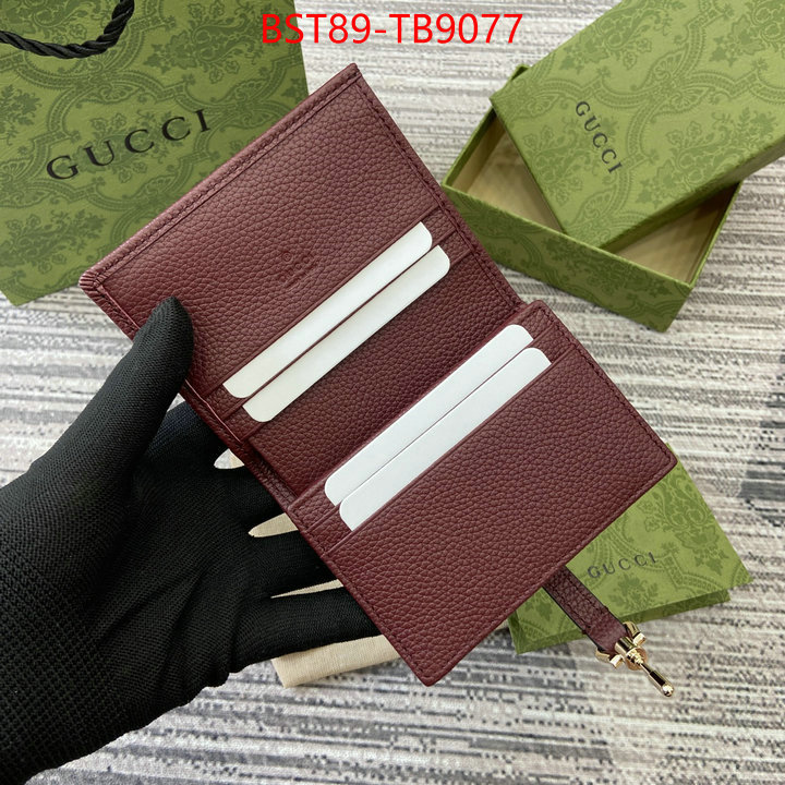 Gucci Bags(TOP)-Wallet- buy replica ID: TB9077 $: 89USD,