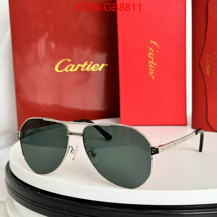 Glasses-Cartier high quality 1:1 replica ID: GB8811 $: 59USD