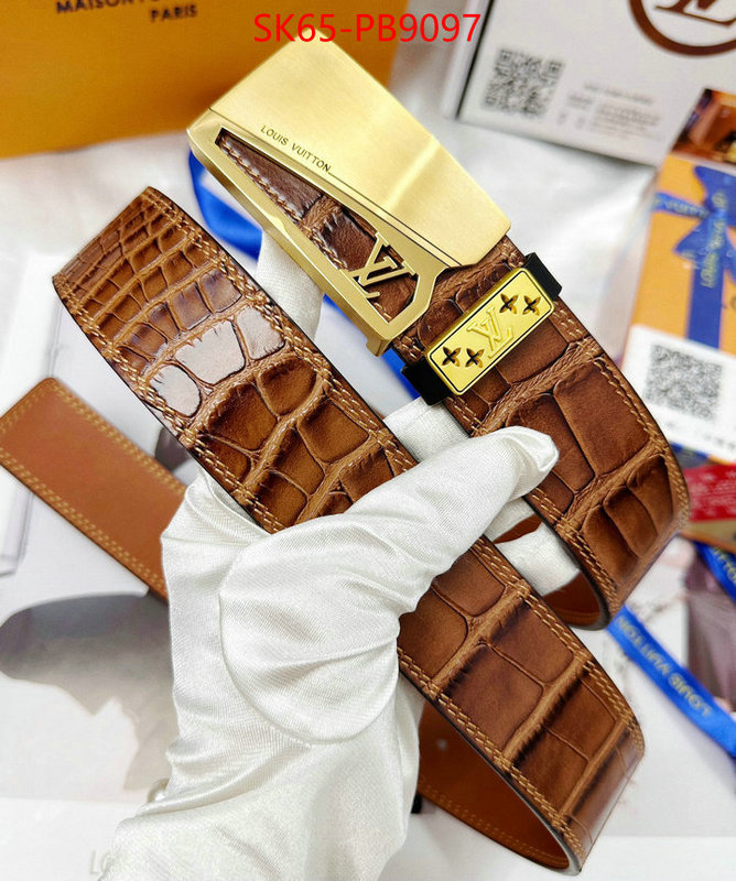 Belts-LV designer high replica ID: PB9097 $: 65USD