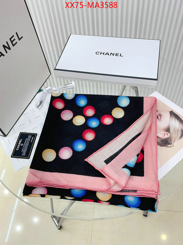 Scarf-Chanel from china ID: MA3588 $: 75USD