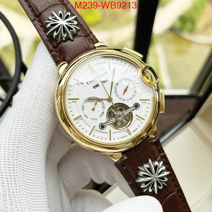 Watch(TOP)-Cartier aaaaa class replica ID: WB9213 $: 239USD