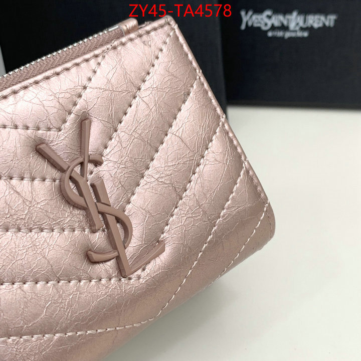 YSL Bags(4A)-Wallet- designer ID: TA4578 $: 45USD,