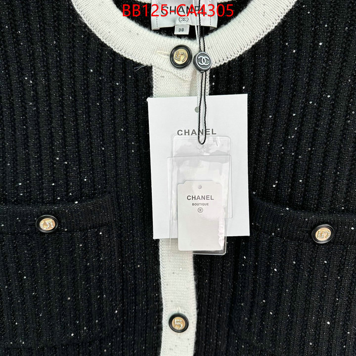 Clothing-Chanel replica wholesale ID: CA4305 $: 125USD