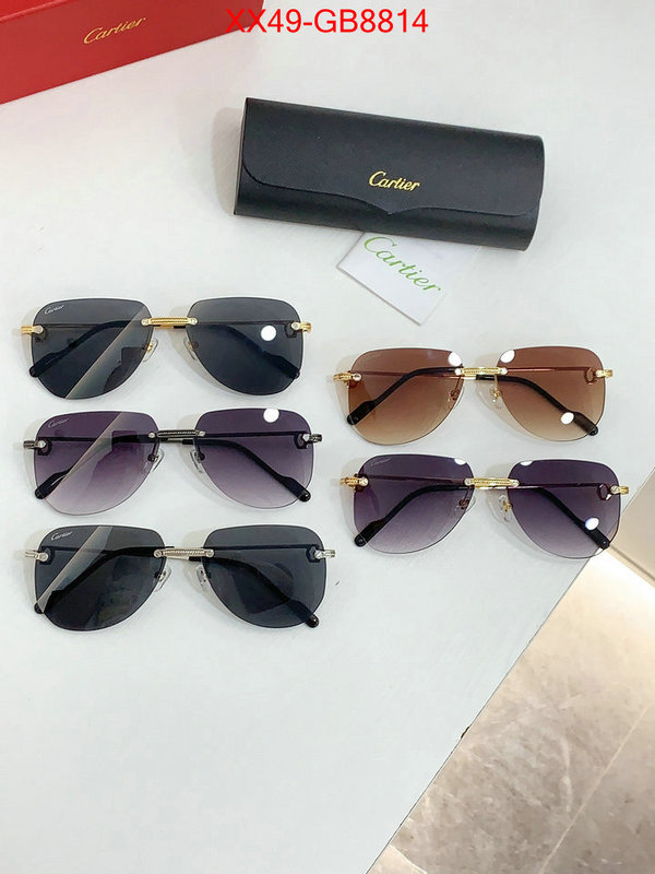 Glasses-Cartier what is aaaaa quality ID: GB8814 $: 49USD