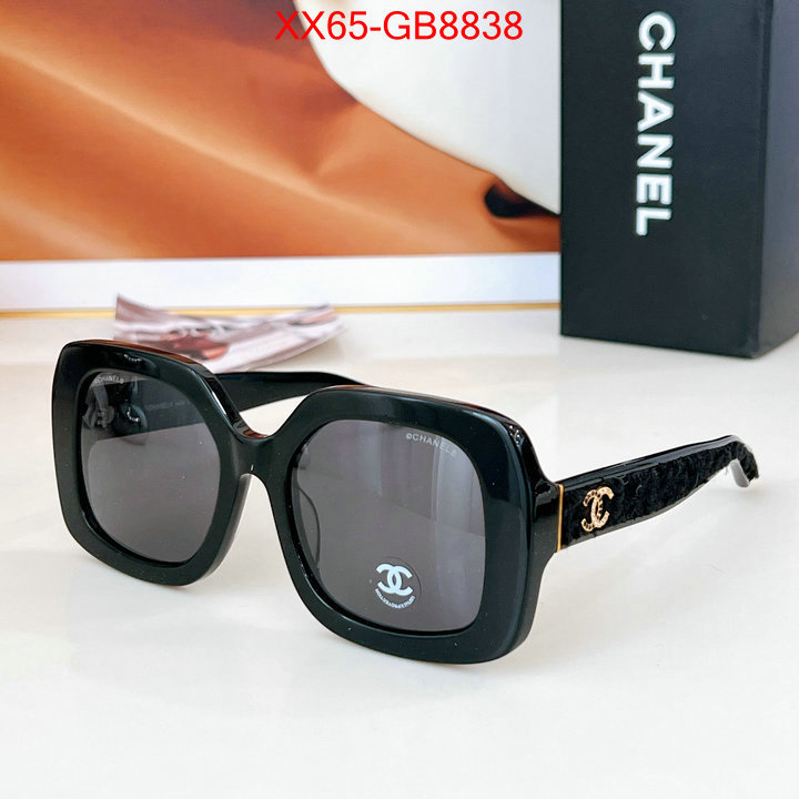 Glasses-Chanel fake aaaaa ID: GB8838 $: 65USD