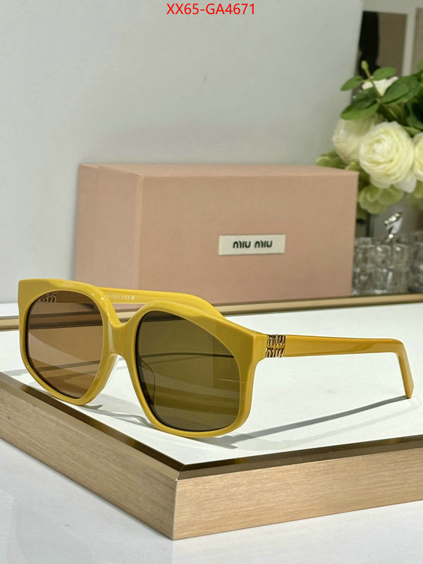 Glasses-Miu Miu online sale ID: GA4671 $: 65USD