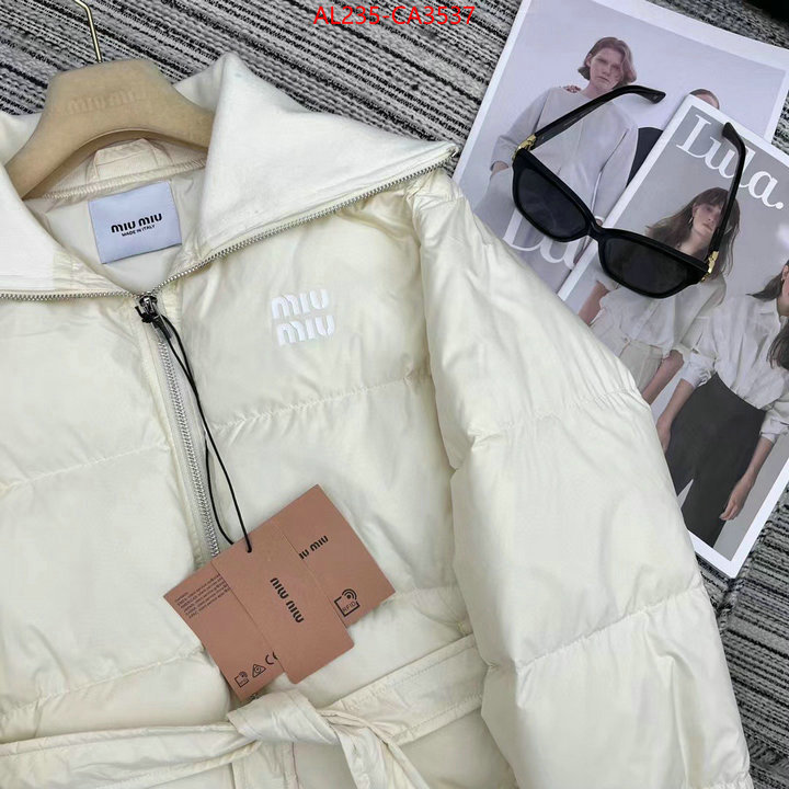 Down jacket Women-Miu Miu designer wholesale replica ID: CA3537 $: 235USD