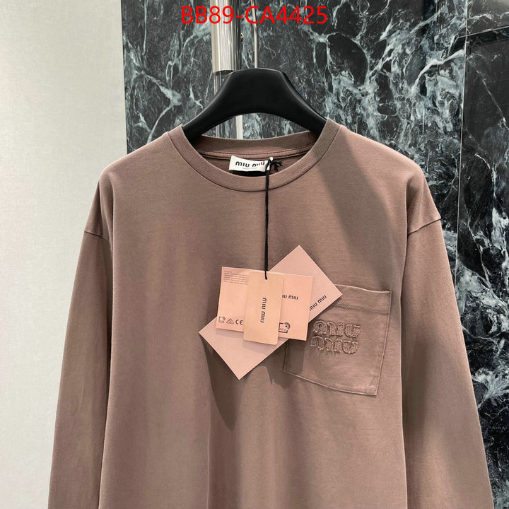 Clothing-MIU MIU the top ultimate knockoff ID: CA4425 $: 89USD