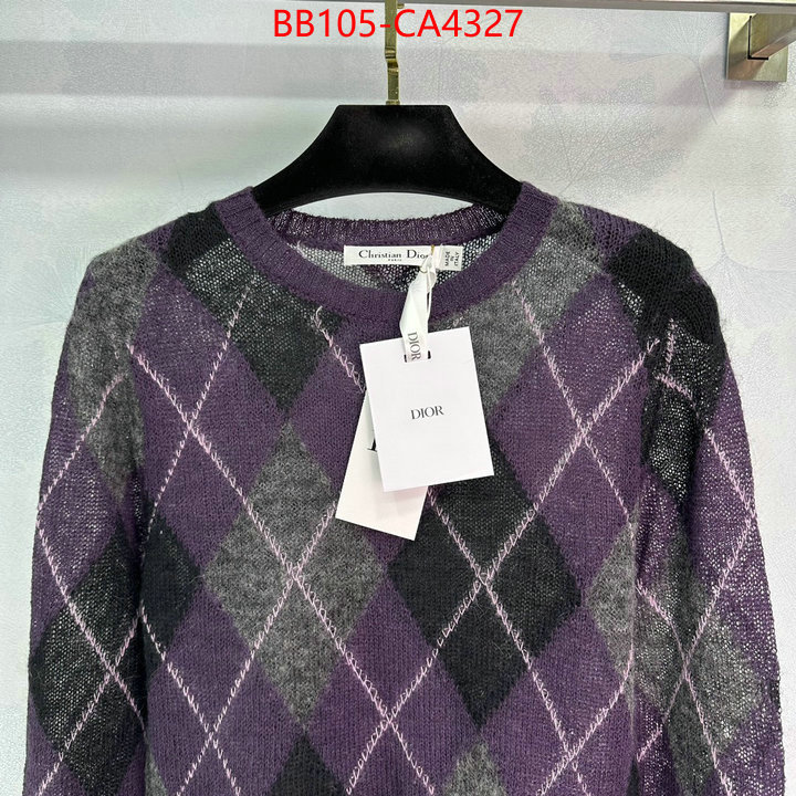 Clothing-Dior 7 star quality designer replica ID: CA4327 $: 105USD