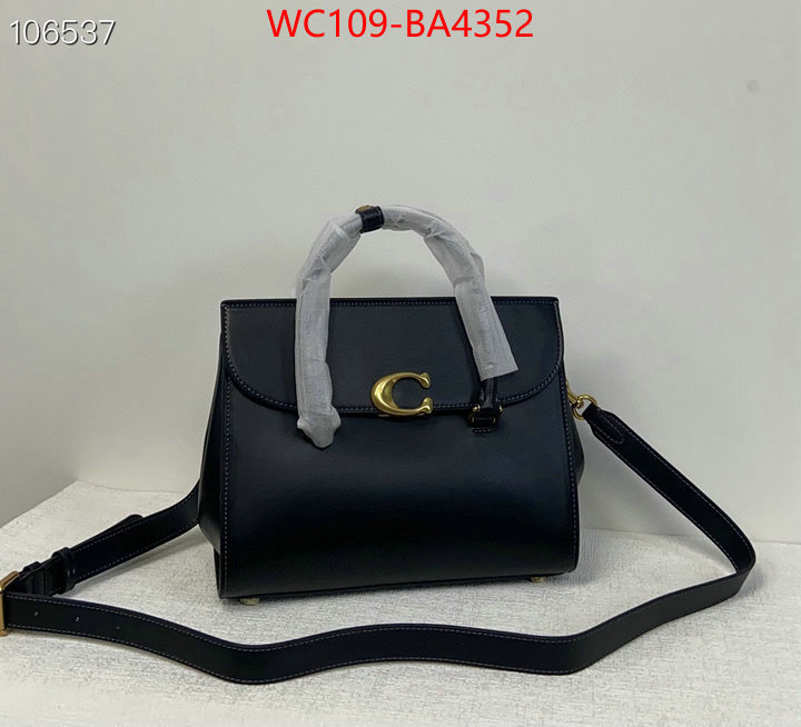 Coach Bags(4A)-Handbag- highest quality replica ID: BA4352 $: 109USD,