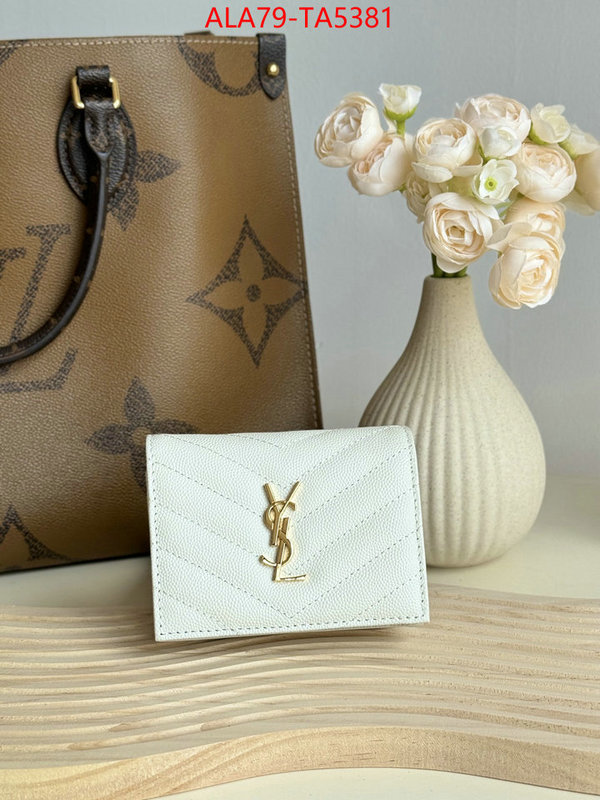 YSL Bags(TOP)-Wallet- find replica ID: TA5381 $: 79USD,