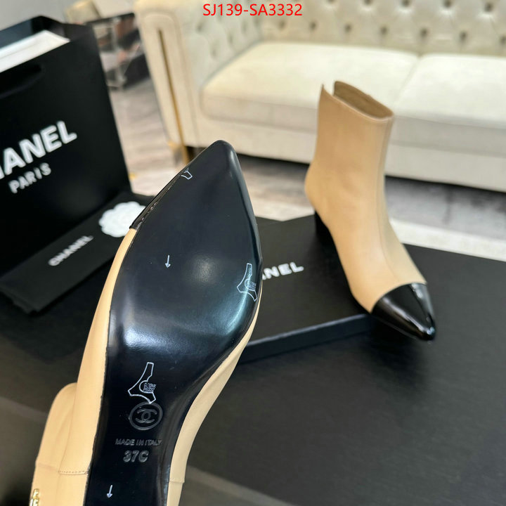 Women Shoes-Chanel top fake designer ID: SA3332 $: 139USD