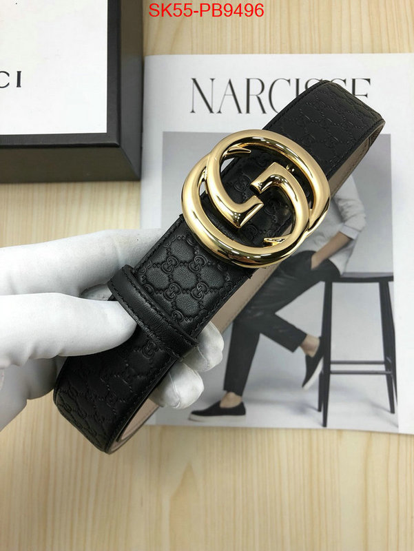 Belts-Gucci top fake designer ID: PB9496 $: 55USD