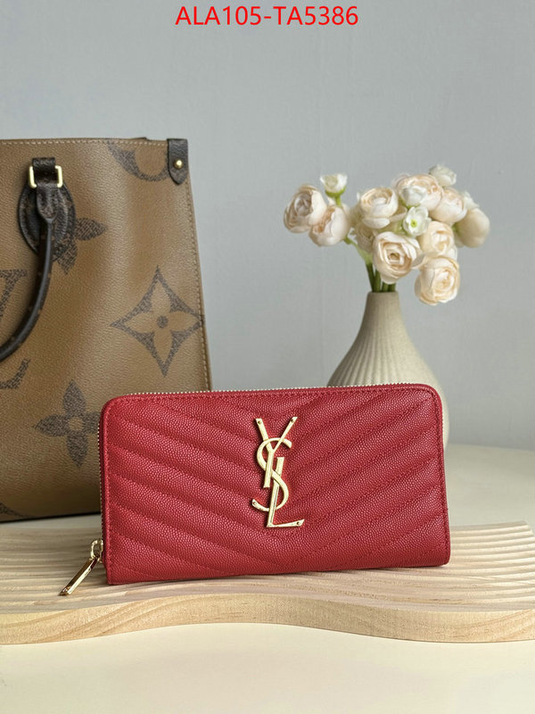 YSL Bags(TOP)-Wallet- customize best quality replica ID: TA5386 $: 105USD,