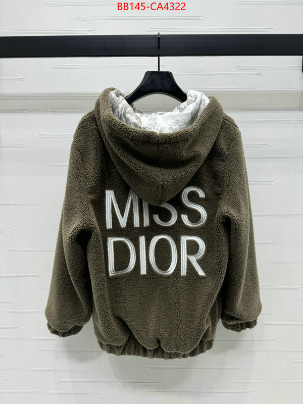 Clothing-Dior the best quality replica ID: CA4322 $: 145USD