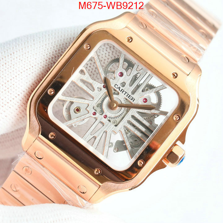 Watch(TOP)-Cartier cheap replica ID: WB9212 $: 675USD