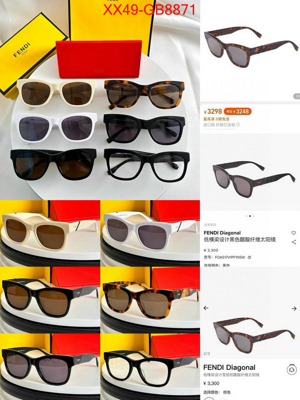 Glasses-Fendi what's best ID: GB8871 $: 49USD