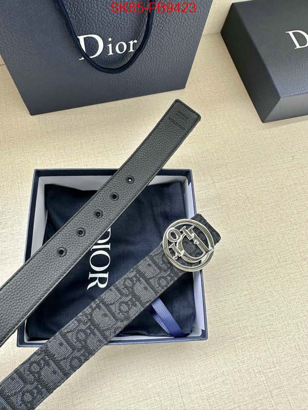 Belts-Dior replcia cheap ID: PB9423 $: 65USD