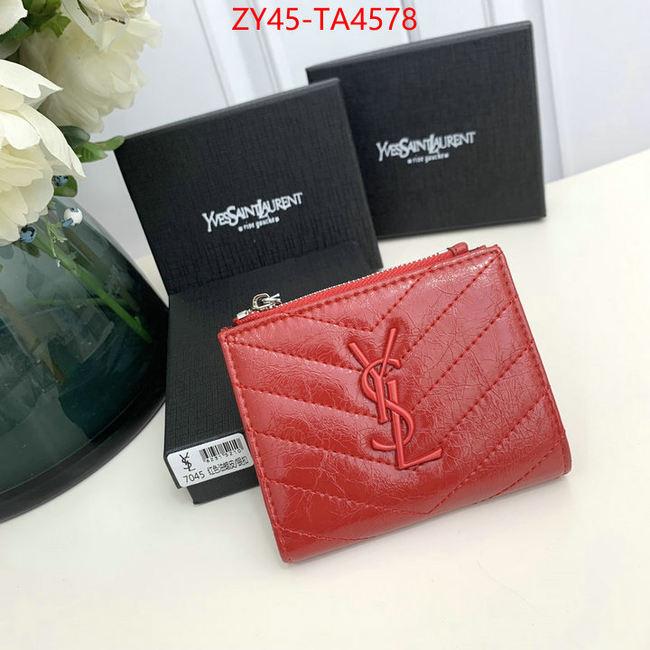 YSL Bags(4A)-Wallet- designer ID: TA4578 $: 45USD,