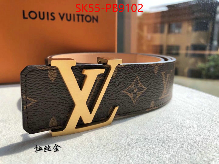 Belts-LV replica aaaaa designer ID: PB9102 $: 55USD