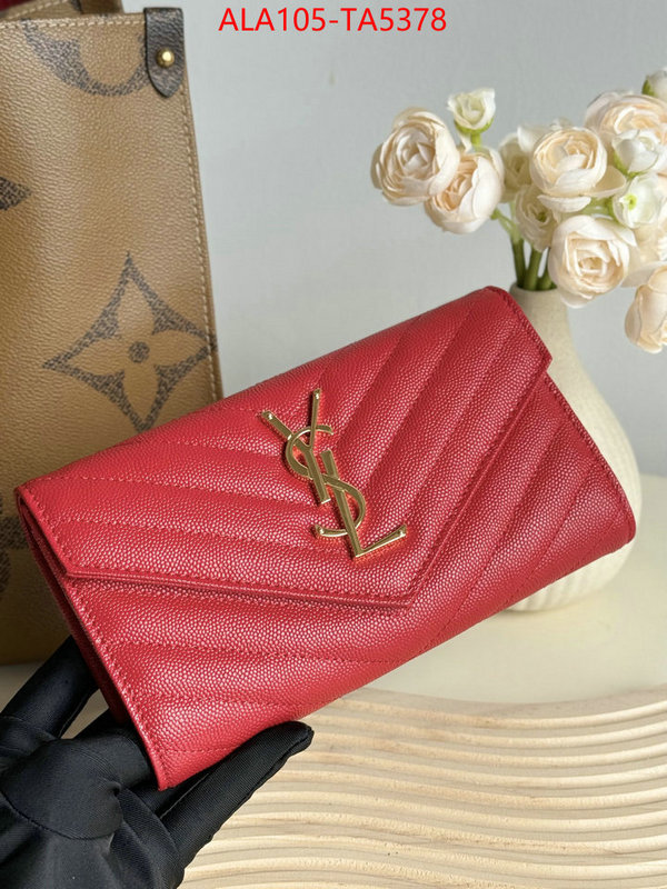 YSL Bags(TOP)-Wallet- best luxury replica ID: TA5378 $: 105USD,