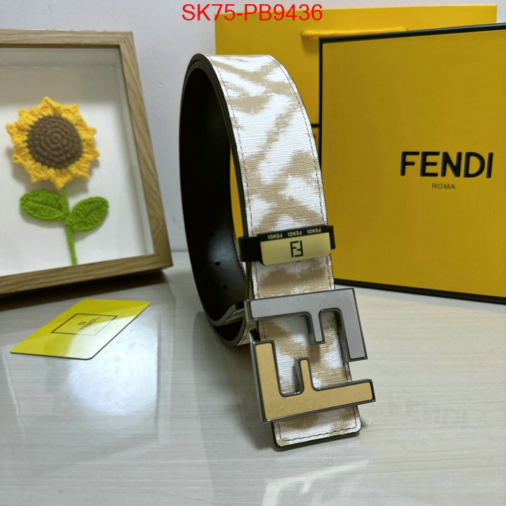 Belts-Fendi aaaaa customize ID: PB9436 $: 75USD