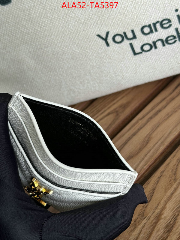 YSL Bags(TOP)-Wallet- mirror copy luxury ID: TA5397 $: 52USD,